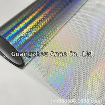 Automobilių žibintų plėvelė su lazerine tinklo struktūra, skaidrus PVC, prekės ženklas Annhao, 1 metų garantija