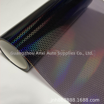 Automobilių žibintų plėvelė su lazerine tinklo struktūra, skaidrus PVC, prekės ženklas Annhao, 1 metų garantija