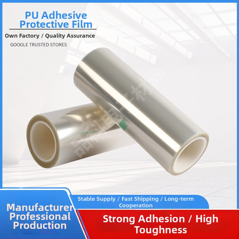 Autó középkonzol kijelzőjéhez PET védőfólia, anti-statikus, magas átlátszóság, karcolásálló, 0.06mm, PU ragasztó, 90%-os átlátszóság