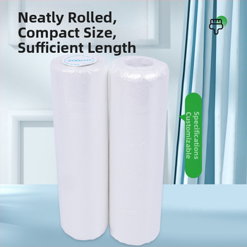 PE dulkių apsaugos plėvelė baldams ir drabužinėms, be klijų, su popieriaus korpusu, storis 0,6, maskavimui ir apsaugai