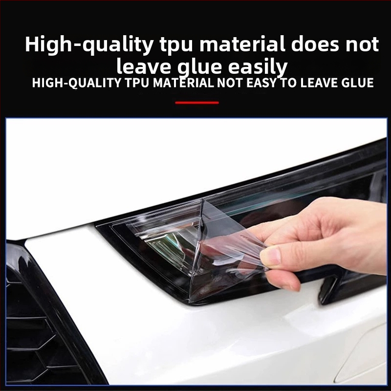 Automobilio žibinto plėvelė — TPU medžiaga, pritaikyta apdorojimo, universali suderinamumas, automobilių žibintų plėvelių serija, 3 metų garantija