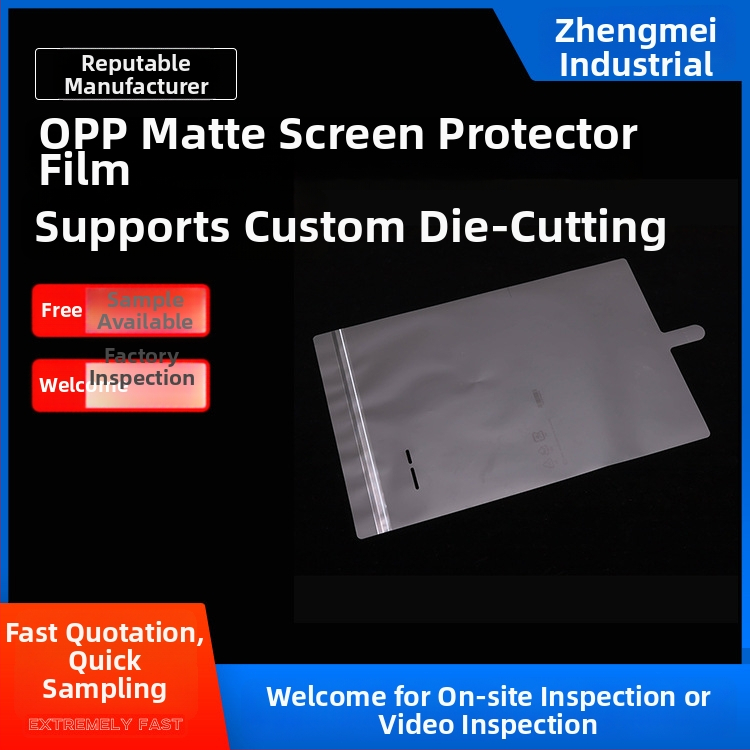 OPP matt védőfilm a képernyőhöz – ujjlenyomat-mentes, karcolásálló, vízálló; mobiltelefonokra, táblagépekre, monitorokra, okoshangszórókra