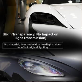 Porsche lukturu aizsardzības plēve TPU caurspīdīga Rabbit Hard