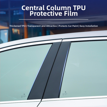 Leapmotor C01/C11/C10/C16 központi pillér védőfólia — B-oszlop ablakvédő, karcolásmentes, kopásálló, nagy felbontású, ragasztószalag