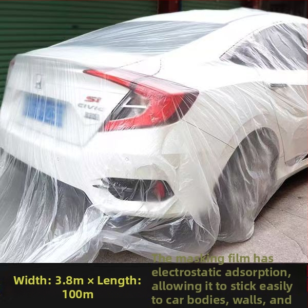 PP maskimiskile kõrge viskoossusega liimiga kodu kaunistamiseks, mööbli värvimiseks ja akende kaitsmiseks; paksus kohandatav