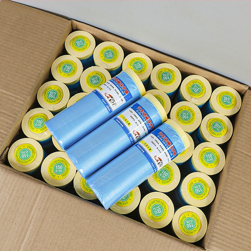 Autovärvimise maskimise kile, PE kile veepõhise liimiga, pikkus 25 m, seeria 002, kõrge viskoossus