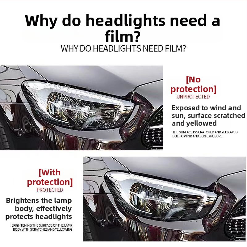 MLP Auto esituled ja tagatuled kile – TPU, kriimustuste kaitse