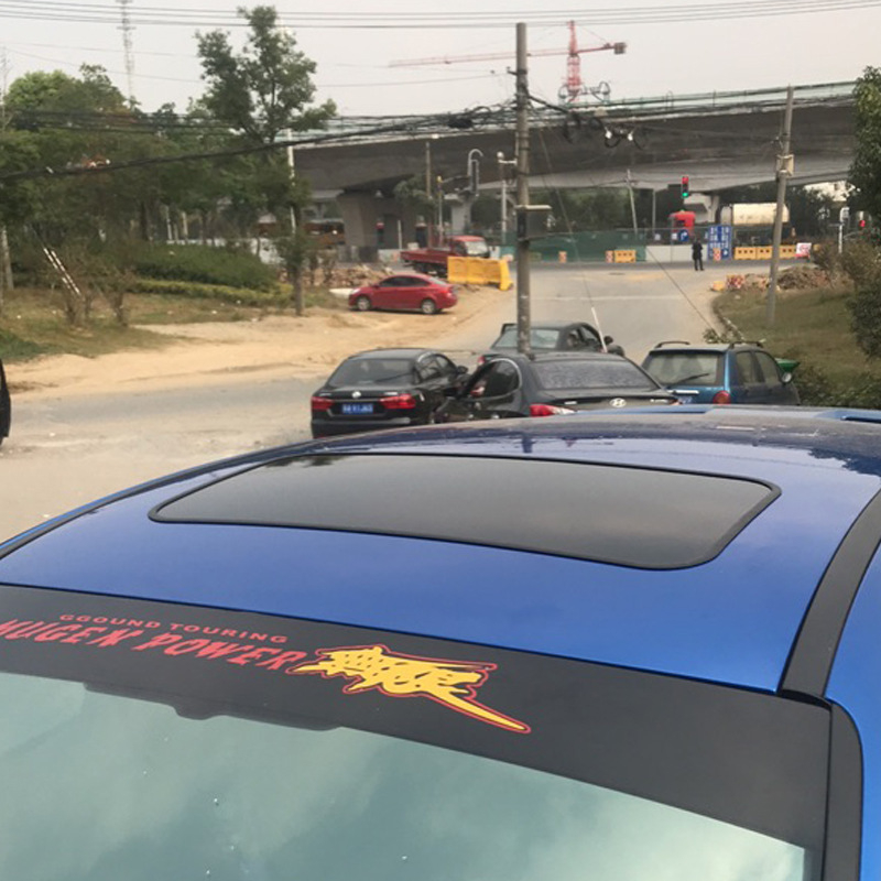 Film pentru luneta panoramică a mașinii, PVC, autoadeziv, stil sunroof, tip film