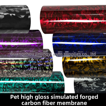 Automobiļu apklājošā folija – PVC pamatne, pielāgojama, universāla visam auto korpusam, oglekļa šķiedras tekstūra, krāsu maiņas plēve