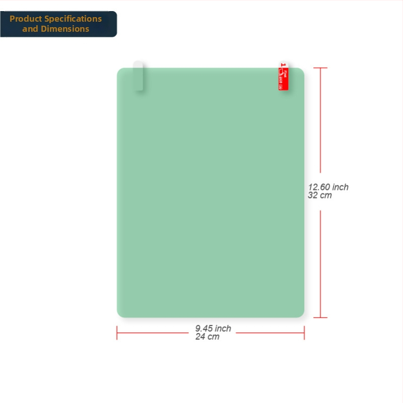 Automobilio galinio vaizdo veidrodėlio lietaus ir rūko apsaugos plėvelė, PET nano danga, storis 0,12 mm, silikono klijų sistema, 100% šviesos pralaidumas