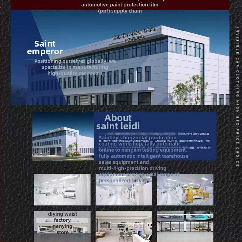 TPU dažų apsauginė plėvelė (PPF) visoms transporto priemonėms, storis 7,5 MIL, UV apsauga 99%, šviesos pralaidumas 50%, matomas šviesos atspindys 20%, 5 metų garantija