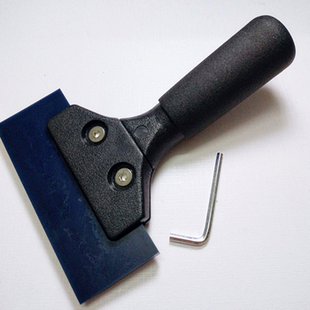 Εργαλείο τοποθέτησης αυτοκινήτων φιλμ – ξύστρα από τένοντα βοείου με κοντή λαβή και σκληρή ελαστική λωρίδα για εφαρμογή φιλμ και αλλαγή χρώματος