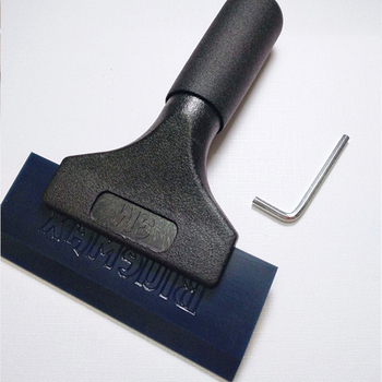 Εργαλείο τοποθέτησης αυτοκινήτων φιλμ – ξύστρα από τένοντα βοείου με κοντή λαβή και σκληρή ελαστική λωρίδα για εφαρμογή φιλμ και αλλαγή χρώματος