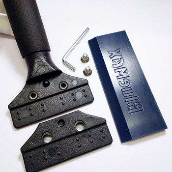 Εργαλείο τοποθέτησης αυτοκινήτων φιλμ – ξύστρα από τένοντα βοείου με κοντή λαβή και σκληρή ελαστική λωρίδα για εφαρμογή φιλμ και αλλαγή χρώματος