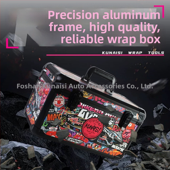 Αλουμινένιος σκραπερ για αυτοκινητική μεμβράνη – κιβώτιο εργαλείων Coolness, κωδικός KNS