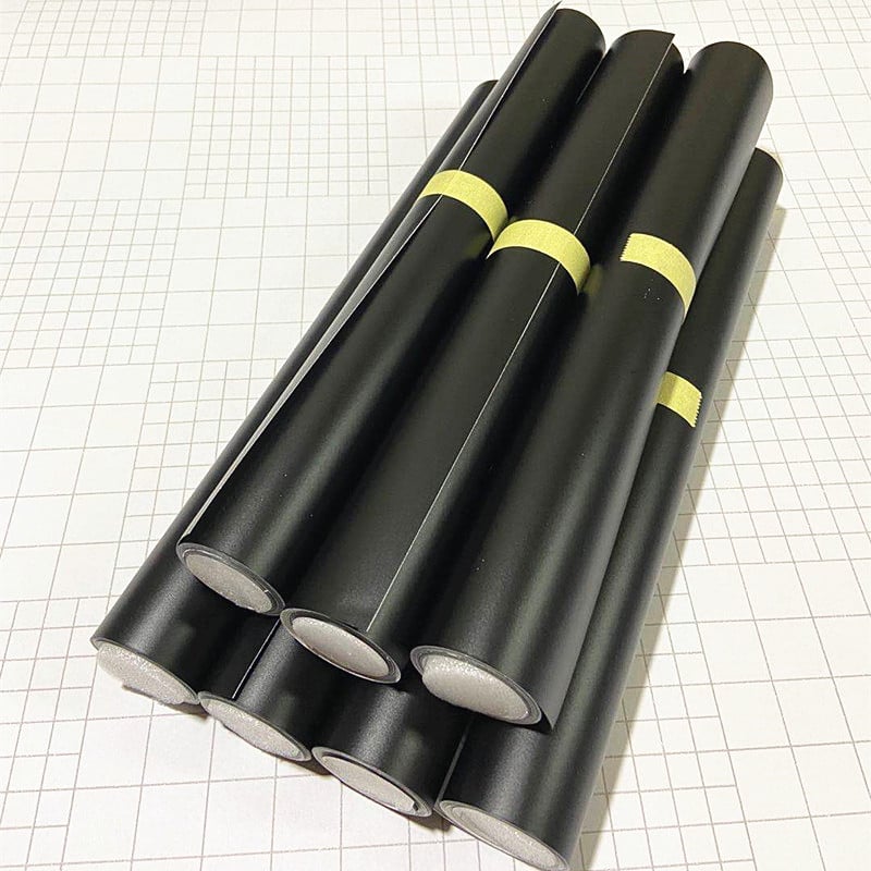 Mat film za automobil od PVC-a, samoljepljivi, prilagodljiva obrada, bez uzorka