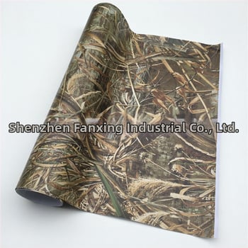 Film camuflaj pentru schimbarea culorii mașinii, PVC, autoadhesiv, personalizabil, model camuflaj.