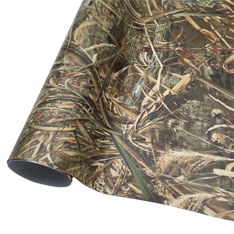 Film camuflaj pentru schimbarea culorii mașinii, PVC, autoadhesiv, personalizabil, model camuflaj.