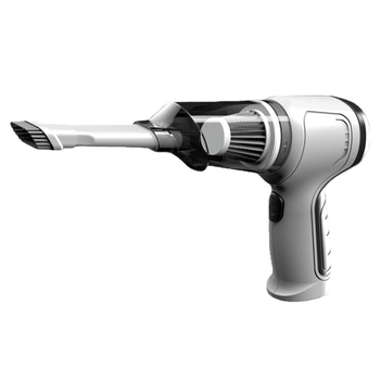 Безжичен преносим вакуум за автомобил, ръчен, 120W, всмукване над 5000 Па, вградена батерия 2000-2500 mAh, USB захранване, мокро и сухо почистване, за килими