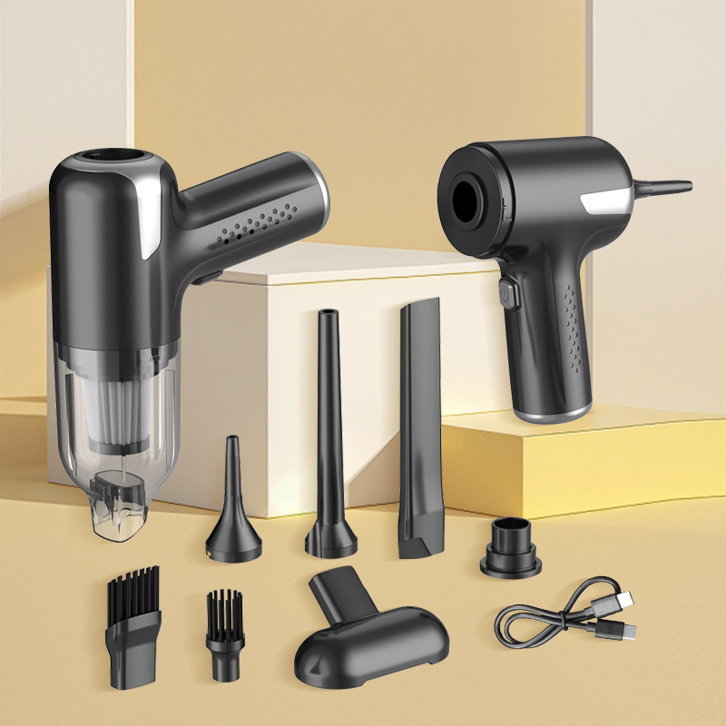 Χειροκίνητη ασύρματη σκούπα αυτοκινήτου με μοτέρ χωρίς ψήκτρες 120W, ισχυρή αναρρόφηση 11.000 Pa και μπαταρία 4000 mAh