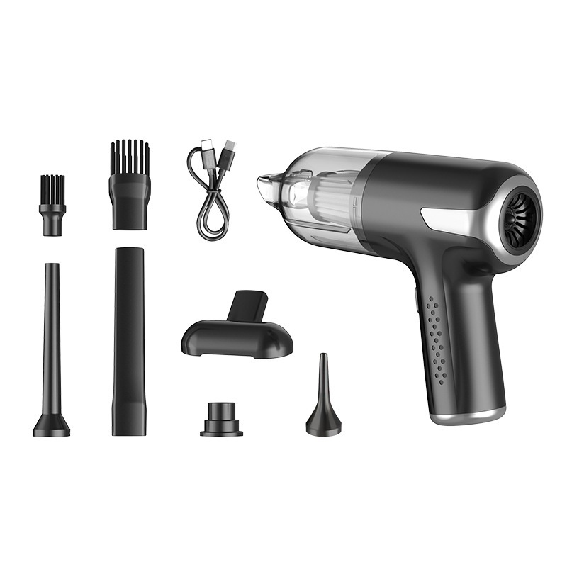 Χειροκίνητη ασύρματη σκούπα αυτοκινήτου με μοτέρ χωρίς ψήκτρες 120W, ισχυρή αναρρόφηση 11.000 Pa και μπαταρία 4000 mAh