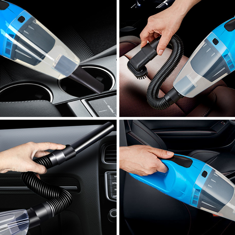 Ručni automobil usisavač za mokro i suho čišćenje, 120W, 12V, 2500Pa