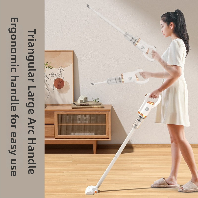 Juhtmevaba käsipuhastusmasin koduseks kasutamiseks, 45W, ≤36V, kuiva imemisega, torukujuline tüüp, tekstil tolmu kott; sobib diivanile, akendele ja autosse