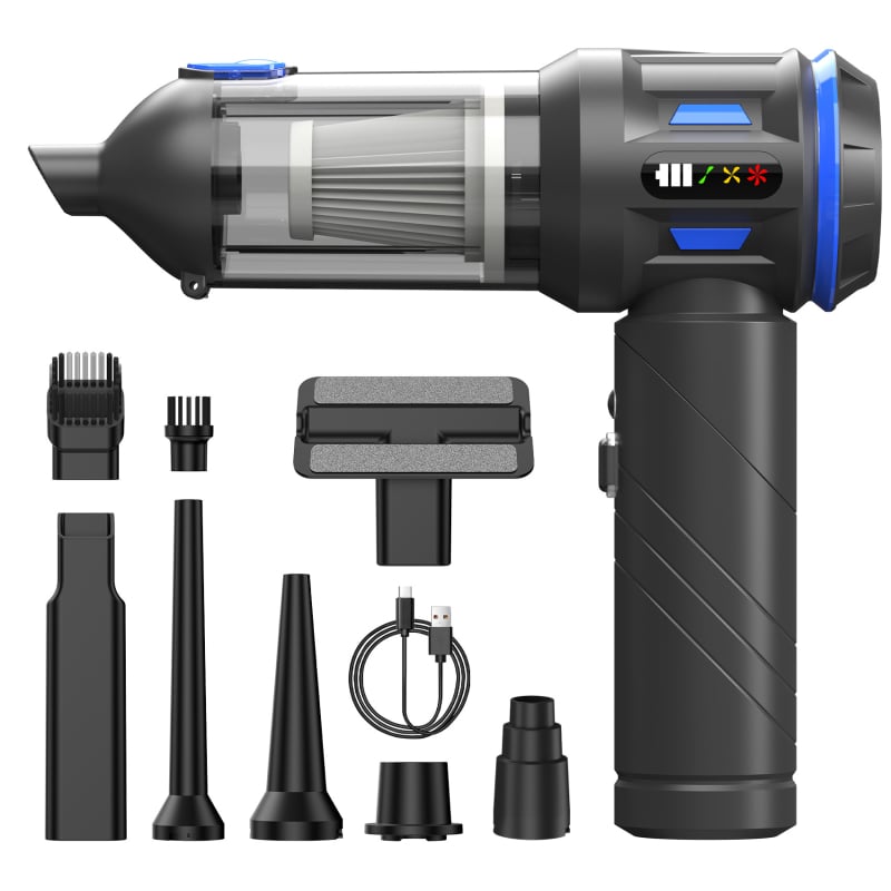 Πολυχρηστικός καθαριστής αυτοκινήτου και σπιτιού, μοντέλο CY-113, 11.1 V, 100 W, αναρρόφηση 18000