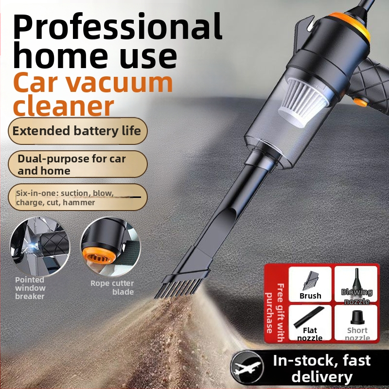 Sõidukile paigaldatav juhtmevaba tolmuimeja, 45W, pinge ≤36V, imemine <10 kPa, vahetatav 500 mAh aku