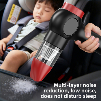 Juhtmevaba auto tolmuimeja märg- ja kuivpuhastuseks, 120 W, sisseehitatud 2000–2500 mAh aku, lame otsik, madal müratase