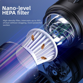 Juhtmevaba auto tolmuimeja, käsitolmuimeja, juhtmevaba laadimisega, 45W, imemisjõud alla 10 kPa, eemaldatav 500 mAh aku, mudel YT-M2042