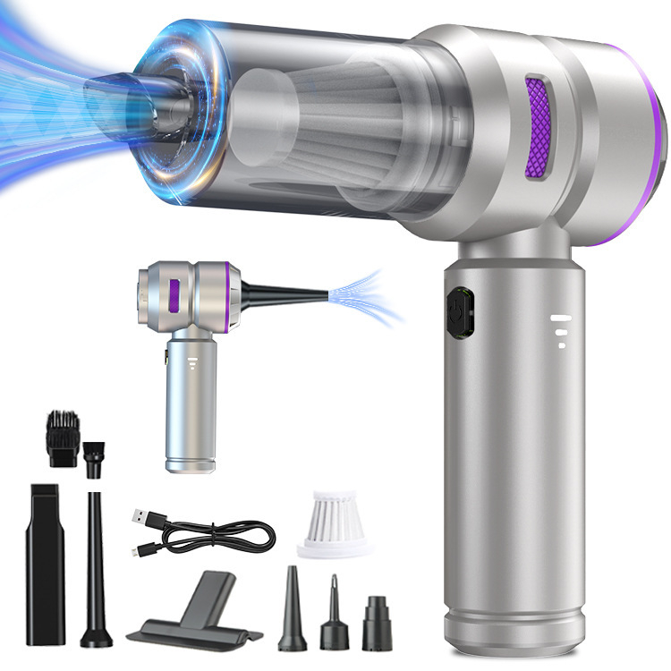 Bevielis automobilinis mini dulkių siurblys, daugiafunkcis, XY-121 modelis, 20 000 rpm, 13 V, įvestinė galia 15 000 mW, siurbimo galia 16 000