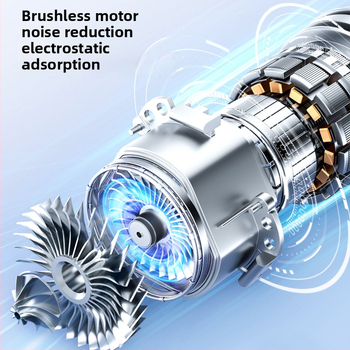 Nešiojamas rankinis dulkių siurbimo įrenginys automobiliui ir namams, 12V, 90W, 9000Pa, įkraunamas, belaidis