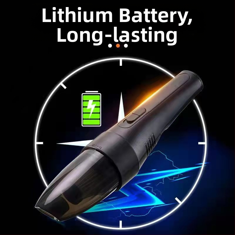 Rokas autosūkšanas putekļu sūcējs ar 5500Pa sūkšanas jaudu, 12V, 120W, barošana no 12V cigarešu pievades, modelis YS-002, putekļu tīrīšanas funkcija