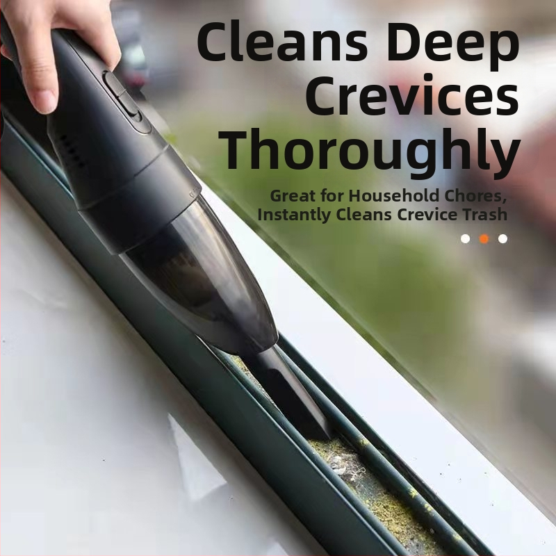 Rokas autosūkšanas putekļu sūcējs ar 5500Pa sūkšanas jaudu, 12V, 120W, barošana no 12V cigarešu pievades, modelis YS-002, putekļu tīrīšanas funkcija