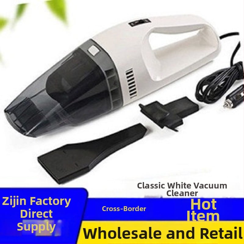 Automobilio dulkių siurblys, maitinamas iš cigarečių degiklio, 12V, 100W, 1900Pa, drėgna/sausa režimas