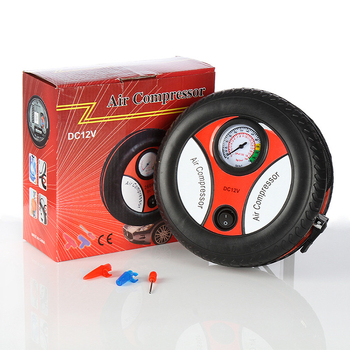 12V автомобилна помпа за гуми с цифров дисплей и манометър, 220W, 70 L/min