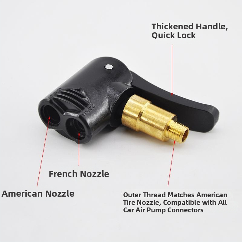 Automobilska pumpa za zrak s produžnim mlaznicama i USB punjenjem, 220W, 30 L/min, digitalni zaslon, višecilindrični dizajn