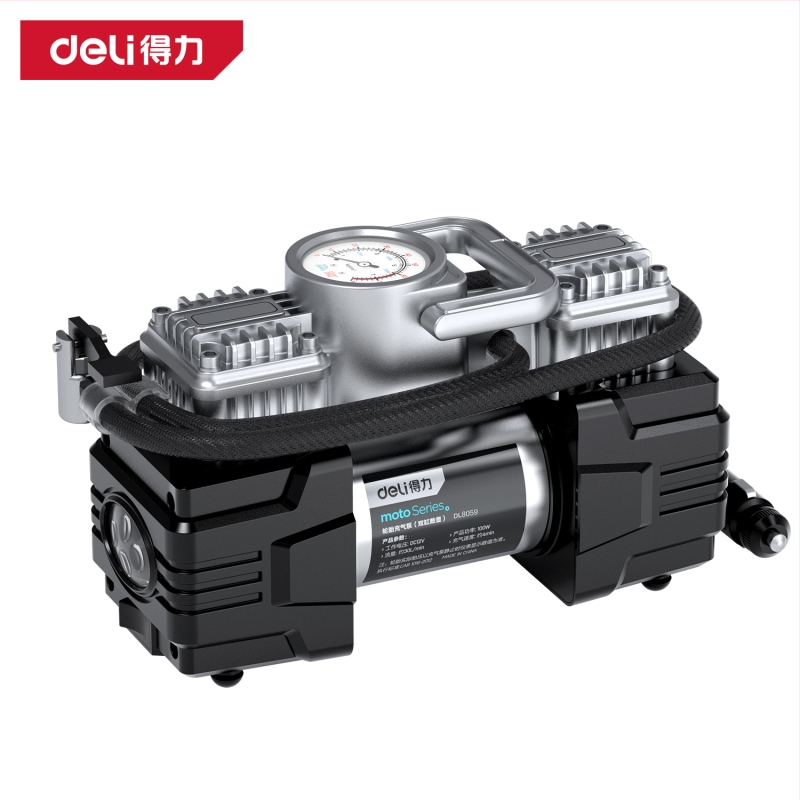 Помпа за надуване на гуми с цифров дисплей, USB зареждане, 12V, 180W, 35 л/мин