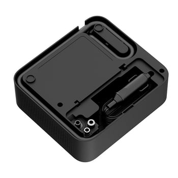 Digitalna pumpa za gume za auto, motocikl i bicikl s digitalnim zaslonom i tlakomjerom, 12V priključak, protok 25 L/min, jednocilindrični dizajn