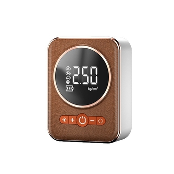 Безжична помпа за автомобилни гуми с цифров дисплей, 200W, едноцилиндрова, 25 л/мин, USB зареждане