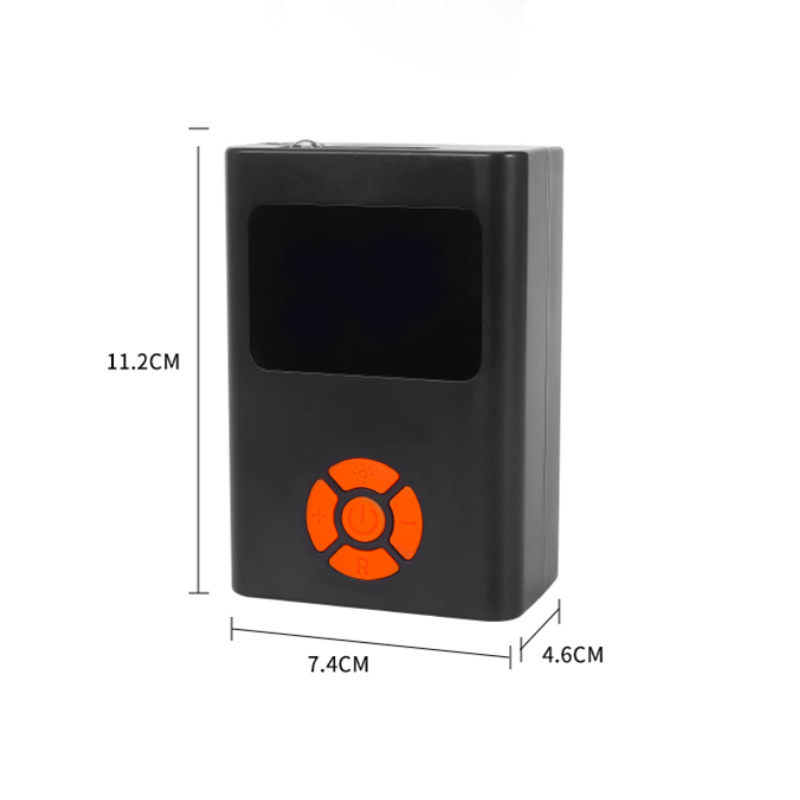 Bežično prenosna pumpa za zrak za automobil i bicikl, mini jednocilindrična, 80W, 7.4V, USB punjenje, 35 L/min, više od 20 minuta rada