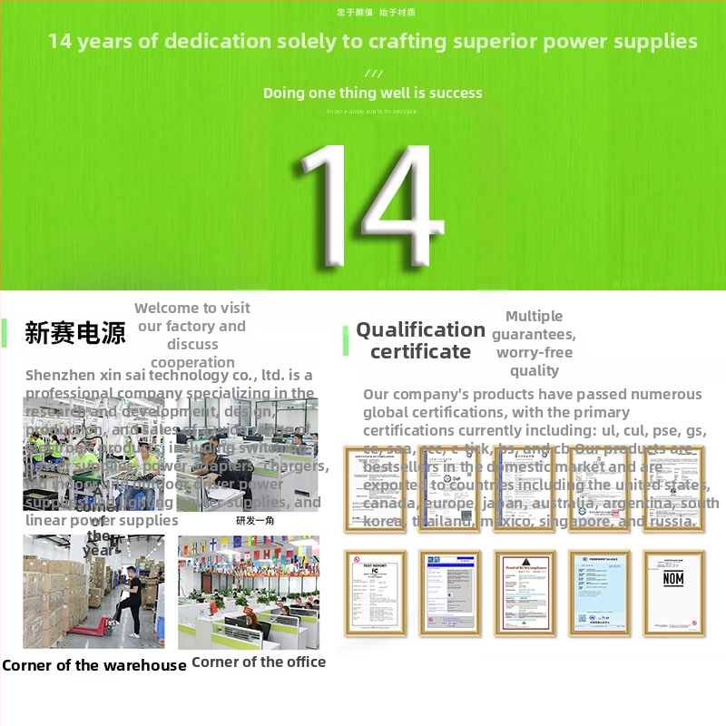 Barošanas adapters 12V 2A, AS standarts, ETL sertificēts, 24W sērija