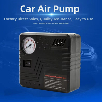 Automobilska pumpa za gume 12V, 120W, protok zraka 45 L/min, jednocilindrična, s manometrom