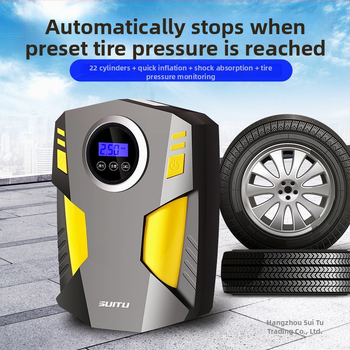 Prijenosna 12V pumpa za gume automobila s digitalnim prikazom i manometrom, 120W, 40 L/min, USB punjenje
