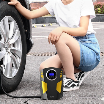 Prijenosna 12V pumpa za gume automobila s digitalnim prikazom i manometrom, 120W, 40 L/min, USB punjenje