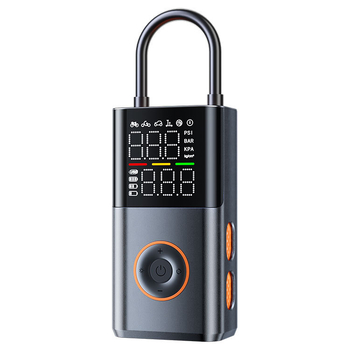 E5 Bežična prijenosna pumpa za automobil - 12V, 120W, 25 L/min, Visoko precizan digitalni zaslon, Automatsko isključivanje uz inteligentno praćenje tlaka, Punjiva