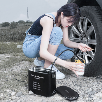 70mai Prijenosni auto inflator s digitalnim zaslonom, električna pumpa za gume visokog tlaka