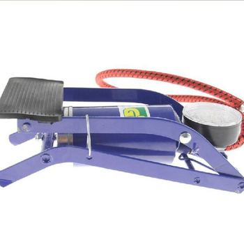 Stopalna pumpa za napuhavanje guma za automobile, motocikle, električna vozila i bicikle - 80W, jednocilindrična, 25 L/min, 49 cm crijevo, Model 8856
