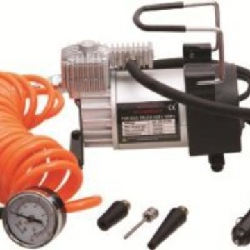 Xinxin Pompa de aer electrică pentru mașini și motociclete, 220V, 200W, cu manometru, 35 L/min, cablu 1,5 m, cilindru unic